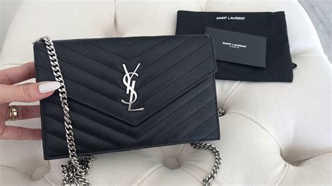 ysl woc chain length|YSL wallet review.